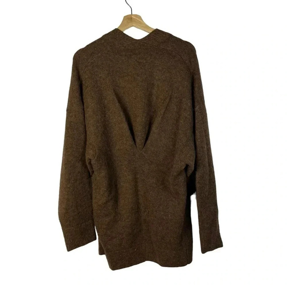 ASTR The Label Alpine Coffee Brown Relaxed Fit Cardigan Sweater S - Picture 3 of 6
